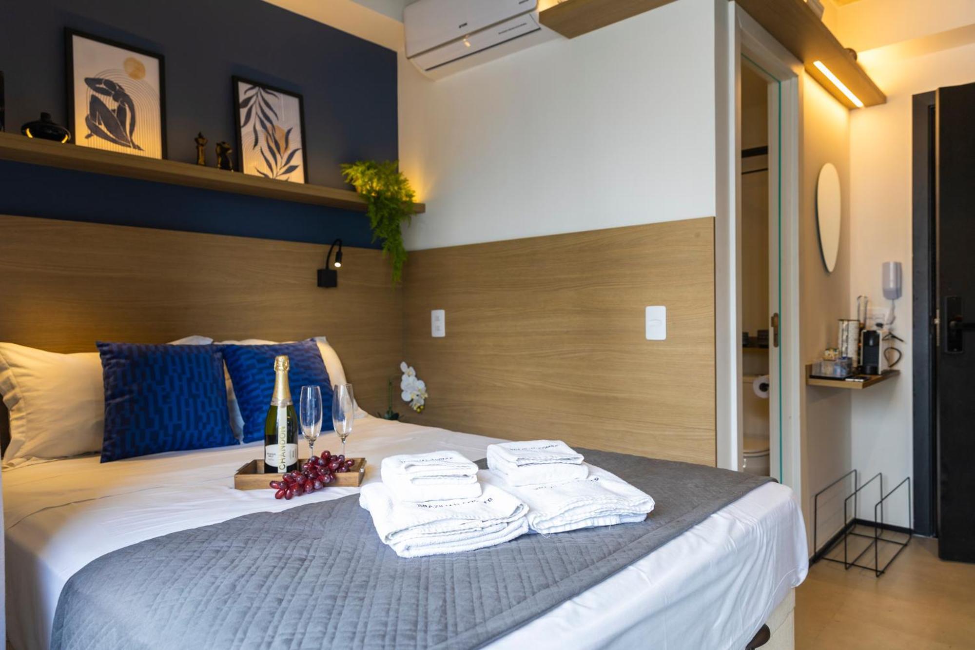 Apartamento Estudios Com Ac E Varanda Na Bela Vista São Paulo