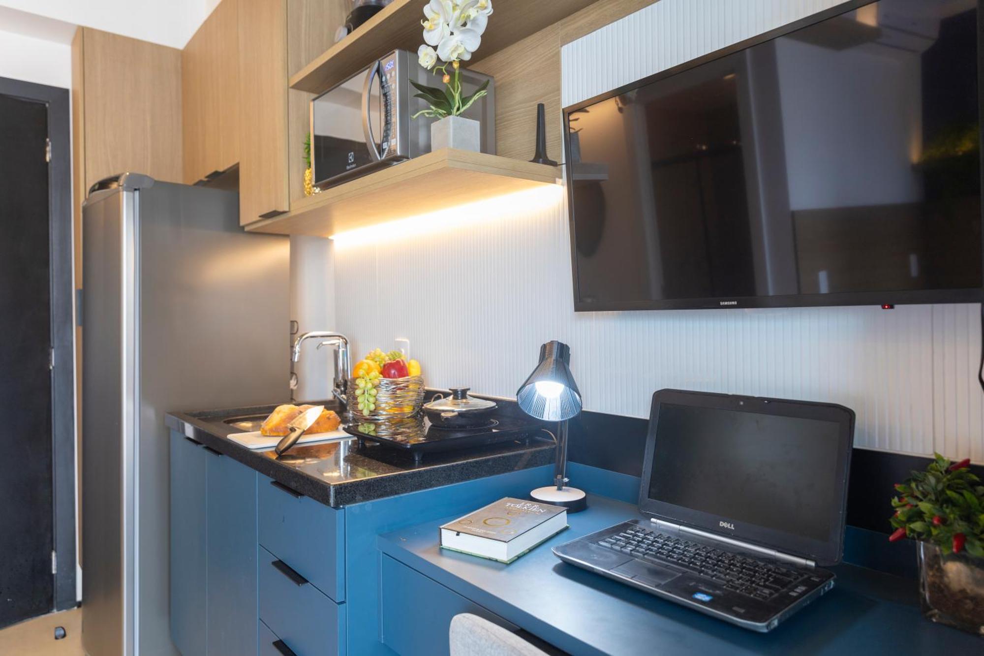 Estudios Com Ac E Varanda Na Bela Vista Apartamento *