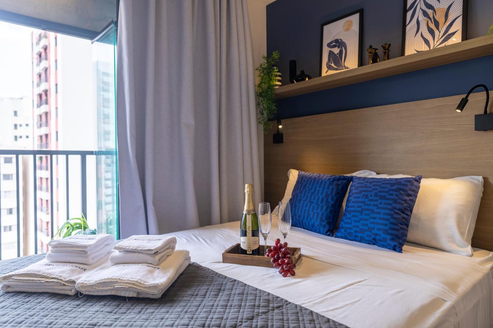 Apartamento Estudios Com Ac E Varanda Na Bela Vista