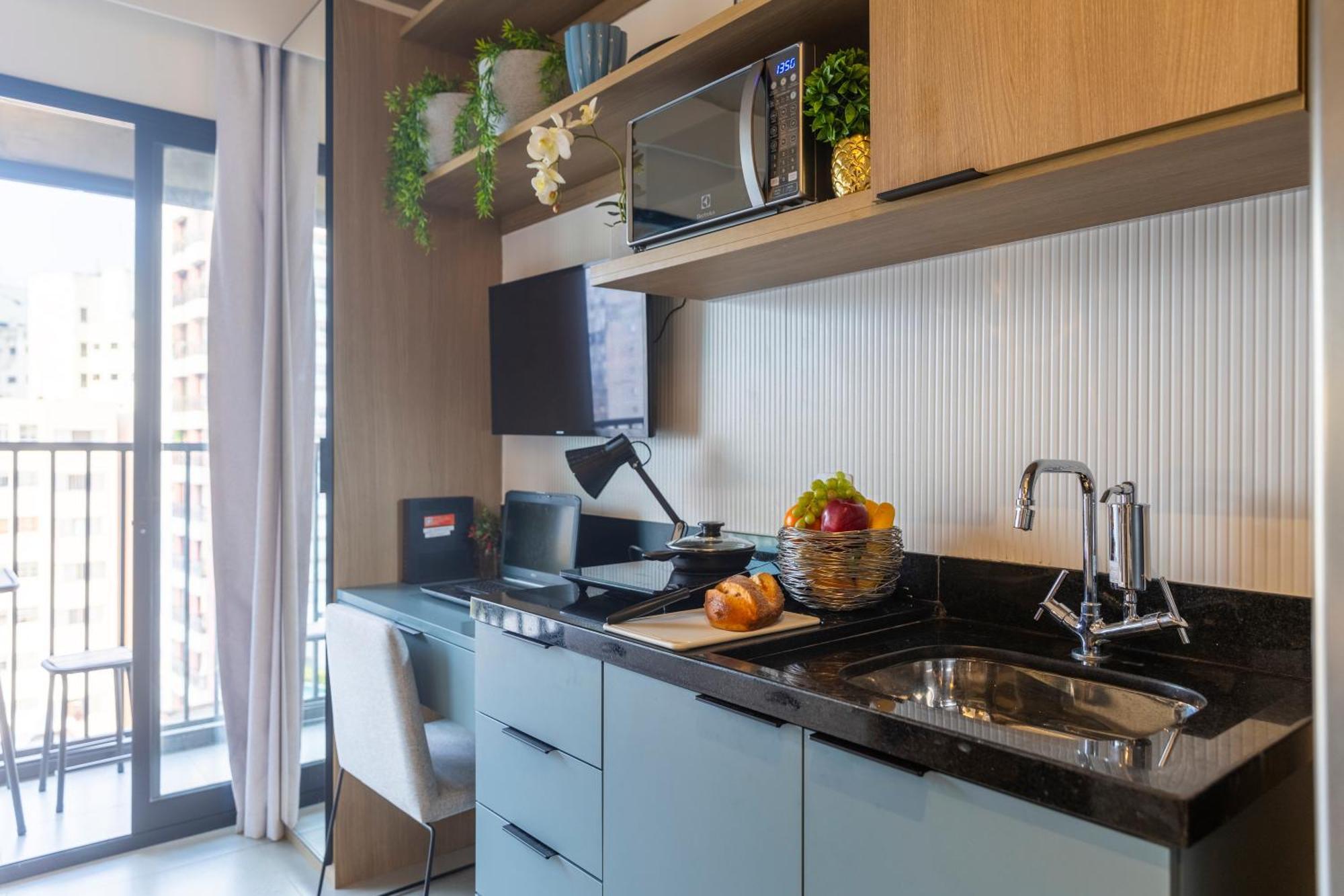 Estudios Com Ac E Varanda Na Bela Vista São Paulo