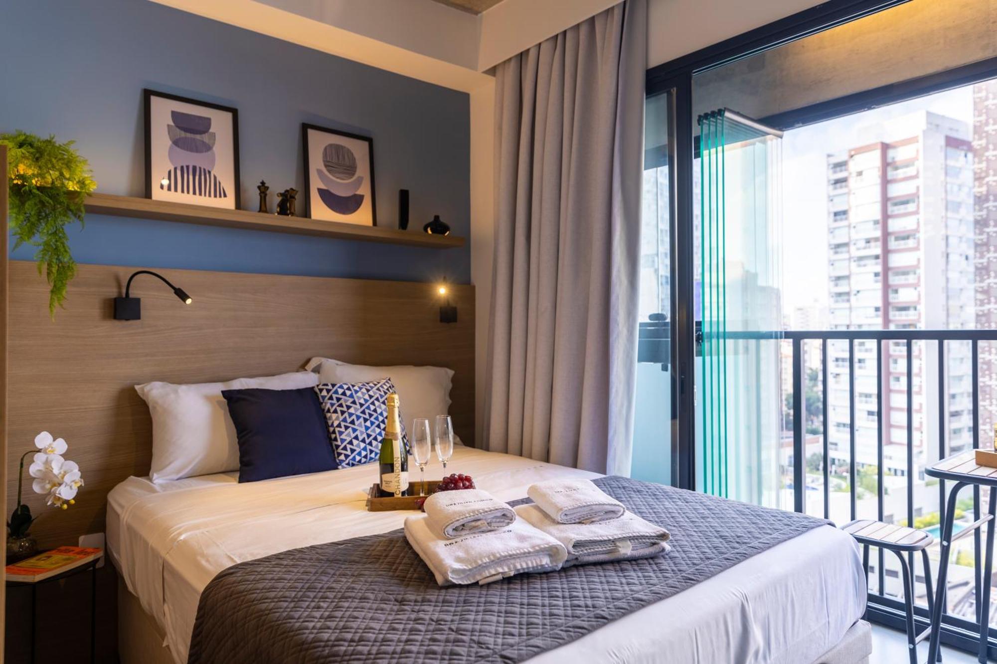 Estudios Com Ac E Varanda Na Bela Vista Apartamento São Paulo
